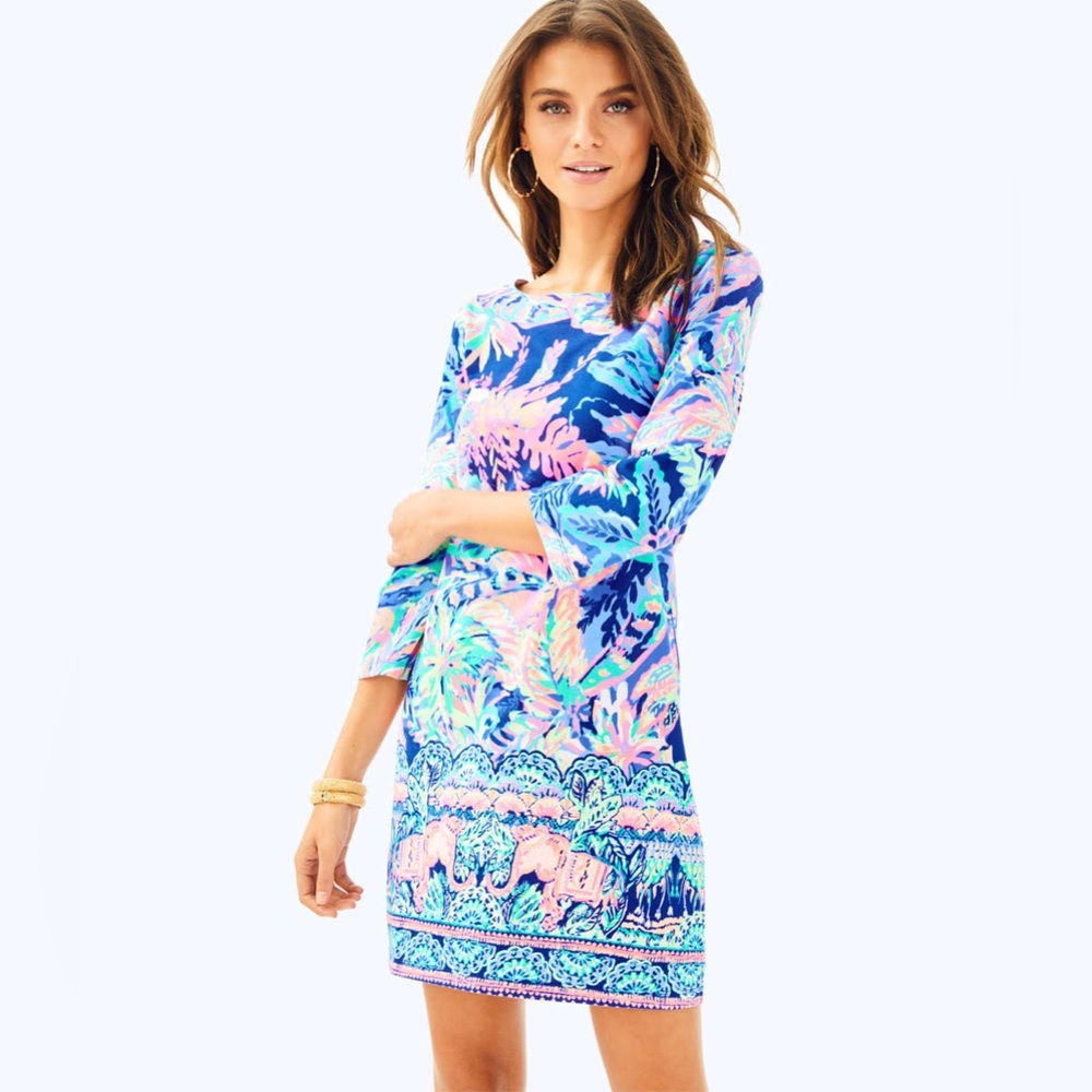Lilly Pulitzer Bay Dress in sunset Safari Size S